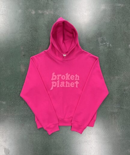 Broken Planet Pink Hoodie