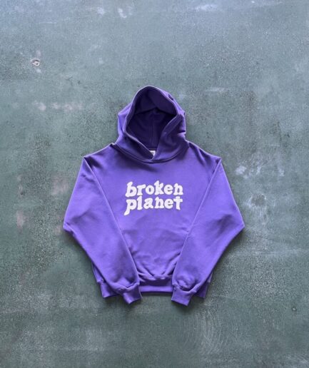 Broken Planet Purple Hoodie