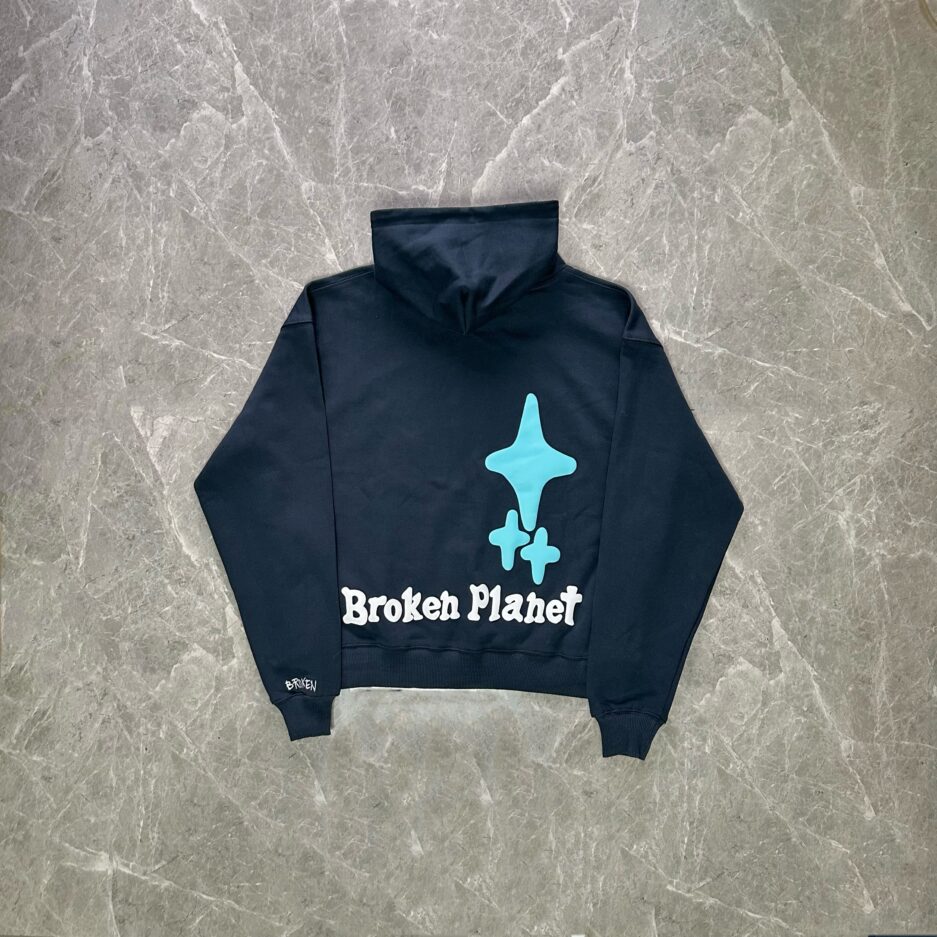 Broken Planet the madness never ends Hoodie-Blue