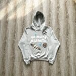 So Many Planets Hoodie-White